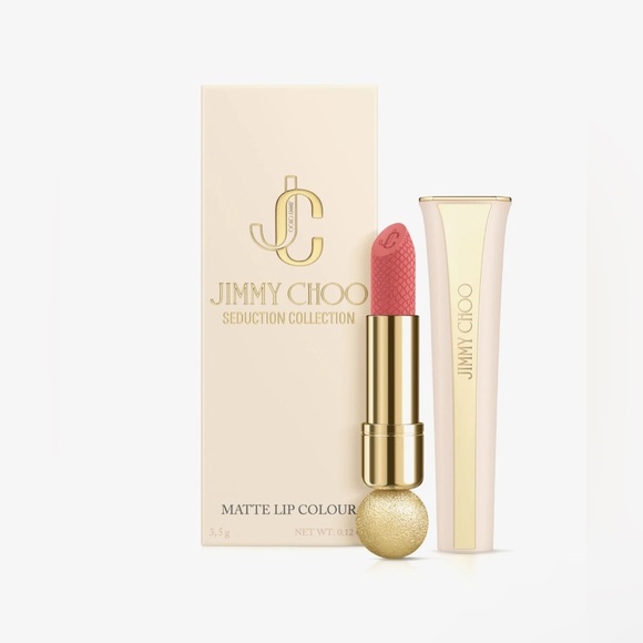 Jimmy Choo 014 Coral Sunset Matte Lip Colour Lipstick - Picture 1 of 7